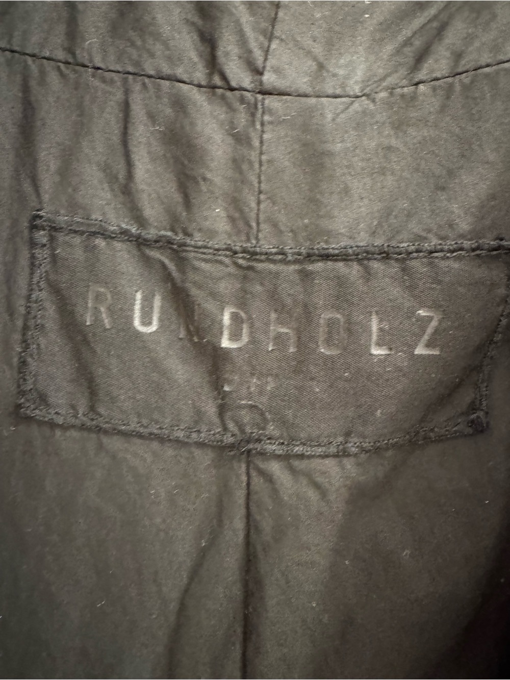Rundholz Oversized Black Hooded Puffer Jacket - Picture 2 of 2